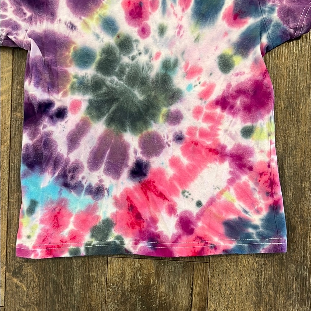 Vibrant Tie-Dye Kids T-Shirt - Picture 6 of 8
